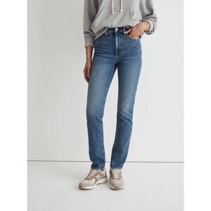 Madewell The Perfect Vintage Jean 26 High Rise Slim Straight Stretch Denim